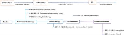 Successful inguinal interstitial brachytherapy in metastatic cervical carcinoma: a case report